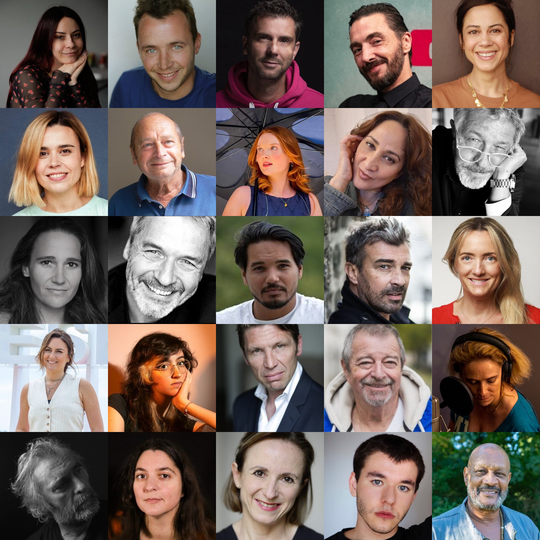 Diaporama comediens - slide 1